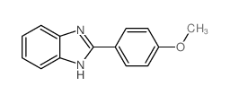 1H-Benzimidazole,2-(4-methoxyphenyl)- structure
