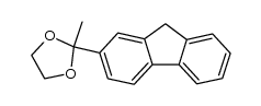 2-(2-methyl-1,3-dioxolan-2-yl)fluorene Structure