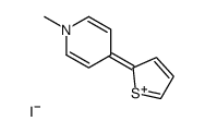 1-methyl-4-thiophen-2-ylpyridin-1-ium,iodide结构式