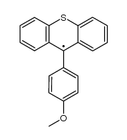 9-p-Anisyl-thioxanthyl Structure