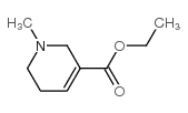 ETHYL 1-METHYL-1,2,5,6-TETRAHYDROPYRIDINE-3-CARBOXYLATE structure