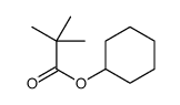 cyclohexyl 2,2-dimethylpropanoate Structure