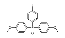 1-[(4-fluorophenyl)-(4-methoxyphenyl)phosphoryl]-4-methoxybenzene结构式