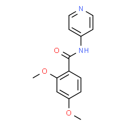 2,4-dimethoxy-N-(pyridin-4-yl)benzamide Structure
