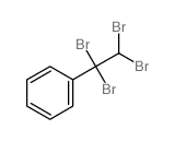 Benzene,(1,1,2,2-tetrabromoethyl)- Structure