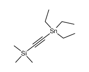 trimethylsilyl triethylstannylacetylene Structure