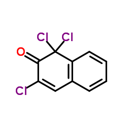 1,1,3-Trichloro-2(1H)-naphthalenone结构式