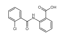 2-[(2-chlorobenzoyl)amino]benzoic acid structure