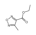 ethyl 3-methylfurazan-2-carboxylate Structure