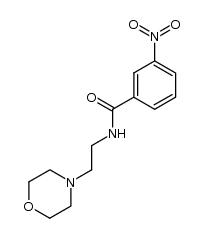 N-(2-morpholinoethyl)-3-nitrobenzamide Structure