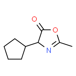 5(4H)-Oxazolone,4-cyclopentyl-2-methyl-(9CI) Structure