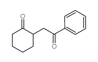 2-(2-OXO-2-PHENYL-ETHYL)-CYCLOHEXANONE structure