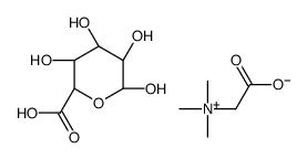 (carboxymethyl)trimethylammonium D-glucuronate结构式
