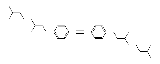 4,4'-bis(3,7-dimethyloctanyl)diphenylacetylene结构式