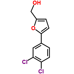 [5-(3,4-DICHLORO-PHENYL)-FURAN-2-YL]-METHANOL结构式