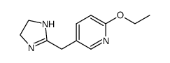 Pyridine, 5-[(4,5-dihydro-1H-imidazol-2-yl)methyl]-2-ethoxy- (9CI) Structure