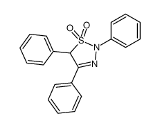 2,4,5-triphenyl-5H-thiadiazole 1,1-dioxide Structure