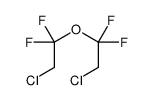 2-chloro-1-(2-chloro-1,1-difluoroethoxy)-1,1-difluoroethane结构式