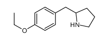 Pyrrolidine, 2-[(4-ethoxyphenyl)methyl]- (9CI) structure