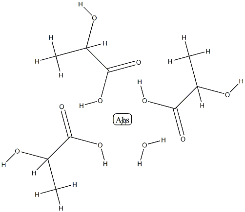 hydroxytris(2-hydroxypropanoato-O1,O2)zirconium结构式