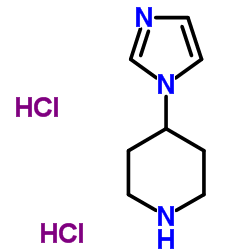 4-(1H-Imidazol-1-yl)piperidine dihydrochloride structure