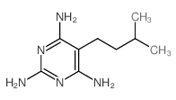 2,4,6-Pyrimidinetriamine,5-(3-methylbutyl)-结构式