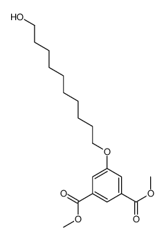 dimethyl 5-(10-hydroxydecoxy)benzene-1,3-dicarboxylate结构式