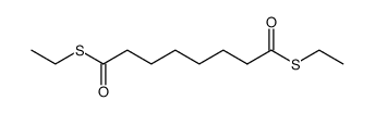 1,8-dithio-octanedioic acid S,S'-diethyl ester Structure