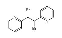 2,2'-(1,2-dibromo-ethane-1,2-diyl)-bis-pyridine结构式