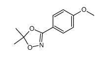 5,5-dimethyl-3-(p-methoxyphenyl)-1,4,2-dioxazole Structure