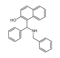 1-((benzylamino)(phenyl)methyl)naphthalen-2-ol结构式