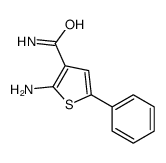 2-AMINO-5-PHENYL-THIOPHENE-3-CARBOXYLIC ACID AMIDE structure