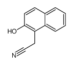 2-(2-hydroxynaphthalen-1-yl)acetonitrile结构式