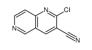 2-chloro-3-cyano-1,6-naphthyridine Structure