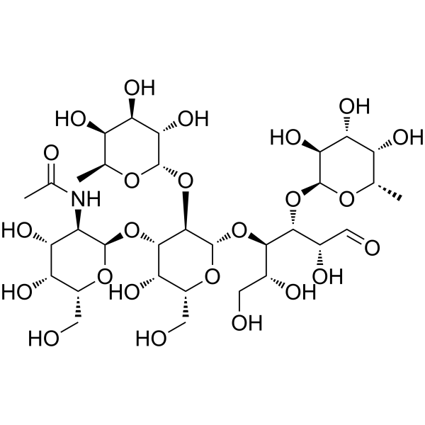 Blood group A pentasaccharide Structure