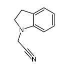 2,3-二氢-1H-吲哚-1-乙腈结构式