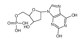 [(2R,3S,5R)-5-(2,6-dioxo-3H-purin-9-yl)-3-hydroxyoxolan-2-yl]methyl dihydrogen phosphate Structure