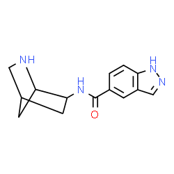 1H-Indazole-5-carboxamide,N-2-azabicyclo[2.2.1]hept-6-yl-(9CI) structure