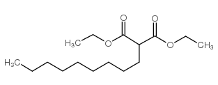 Propanedioic acid,2-nonyl-, 1,3-diethyl ester结构式