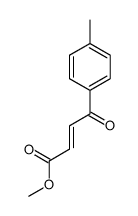 methyl 4-(4-methylphenyl)-4-oxobut-2-enoate Structure