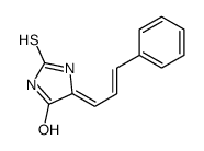 5-(3-Phenyl-2-propenylidene)-2-thioxoimidazolidin-4-one Structure