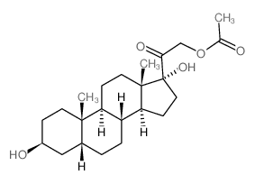 Pregnan-20-one,21-(acetyloxy)-3,17-dihydroxy-, (3b,5b)- (9CI) picture