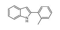 2-(2-甲基苯基)-1H-吲哚结构式