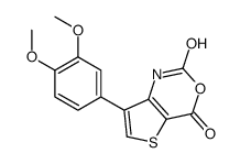 7-(3,4-dimethoxyphenyl)-1H-thieno[3,2-d][1,3]oxazine-2,4-dione结构式