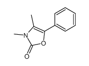 3,4-dimethyl-5-phenyl-1,3-oxazol-2-one Structure