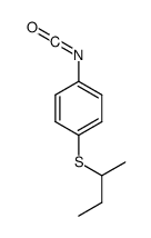 1-butan-2-ylsulfanyl-4-isocyanatobenzene结构式