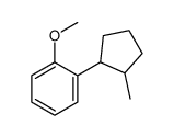1-methoxy-2-(2-methylcyclopentyl)benzene结构式