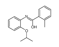 2-methyl-N-(2-propan-2-yloxyphenyl)benzamide结构式