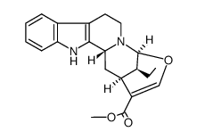 ent-17,21α-epoxy-(15βH)-coryn-16-ene-16-carboxylic acid methyl ester结构式