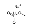sodium methyl hydrogen phosphite Structure